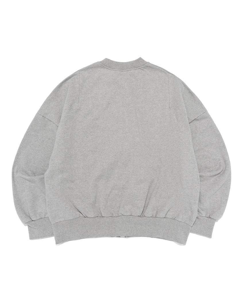 Cargobros Heavy Work Oversized Sweat Zip-Up (Gray)