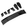 110 RC Tail Wing Spoiler Drift Racing Aluminium Alloy Tail Wing Black for HSP for LC