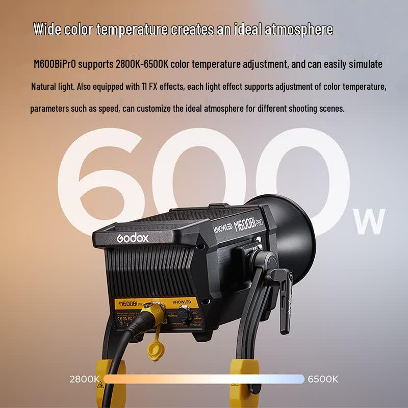 Godox M600BI Bi-Color LED Video Light