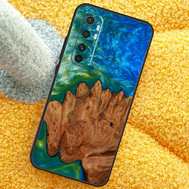 Hybrid Wood Resin Case For Xiaomi 15 14 Ultra 13T 14T 15T 17 Pro Max Cover For POCO X7 F8 Pro X3 X5 X6 F5 F6 F7