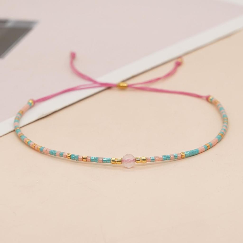 Trendy Adjustable Seed Bead & Pearl Bracelet - Colorful, Luxurious Design, Perfect Friendship Gift