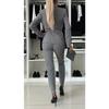 2025 Spring Summer Women's Office Suit Set, Slim Fit Blazer with Trousers for Business Casual, Professional Two-Piece Workwear for Commute