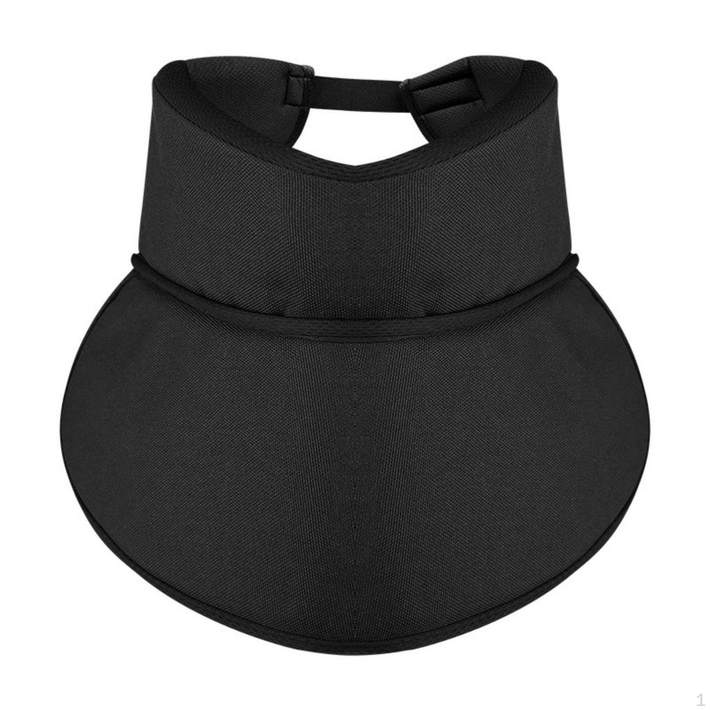 Hockey Neck Guard Padded Protector Anatomically Contoured for Speed Skaters, Athletes,