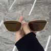 Nowe Trójkątne Okulary Kocie Oko Niszowy Design Punkowe Okulary Przeciwsłoneczne Męskie i Damskie Modne Okulary Wybiegowe Modne Odcienie Uv400