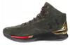 Curry 1 Lux Mid Wildleder Downtown Green 1296617-330