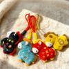 Lucky Horse Year Plush Keychain Pendant Decoration Soft Hanging Toy For Bag Car Keys Accessories