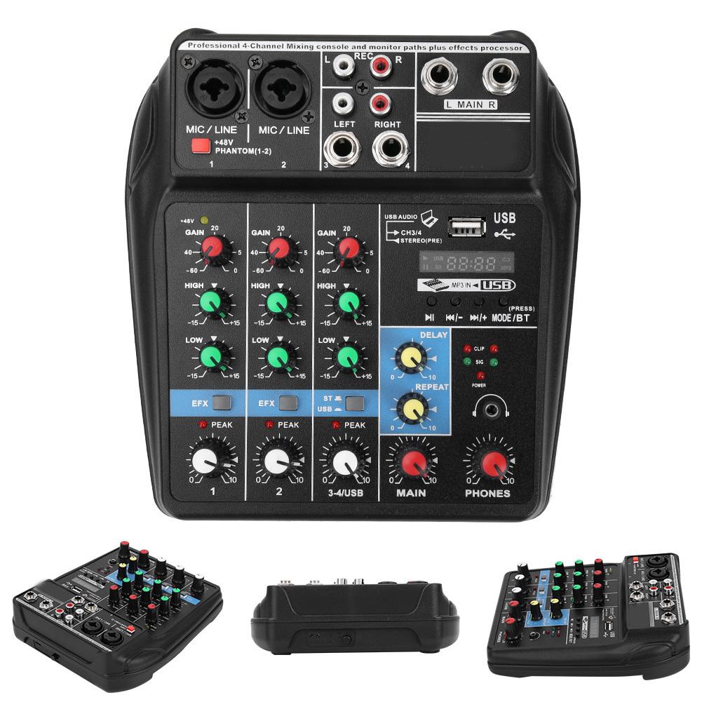 Professional Audio Mixer Sound Board Console System Stage Stereo Mixer