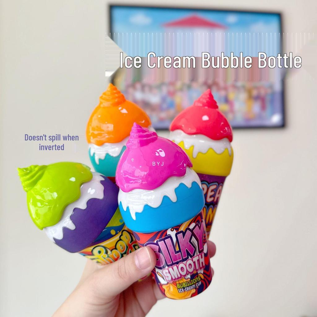 Adorable Spill-Proof Bubble Bottle Toy for Kids - Summer Outdoor Fun