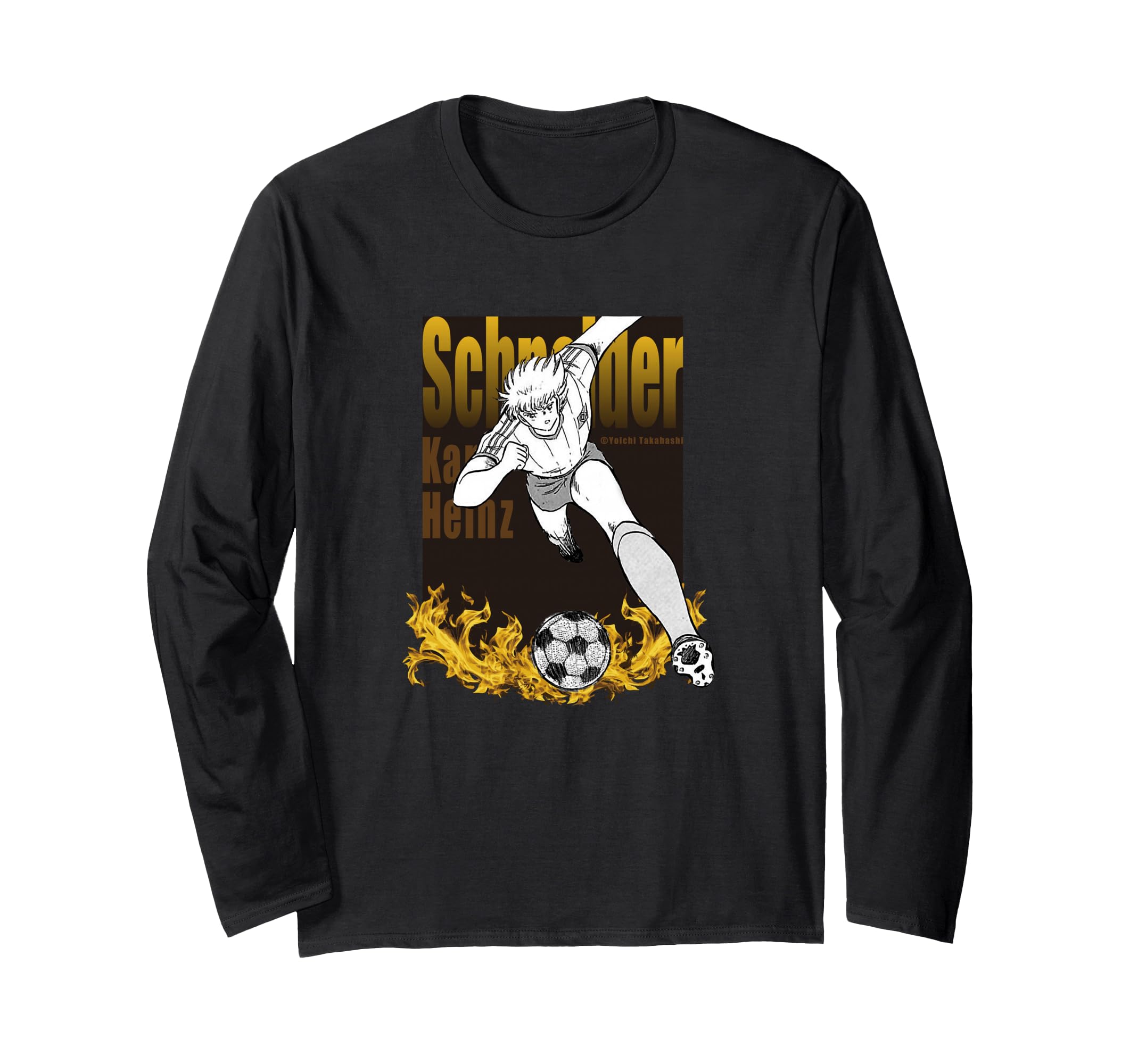 

Captain Tsubasa Karl-Heinz Schneider (C) Yoichi Takahashi Long Sleeve T-Shirt