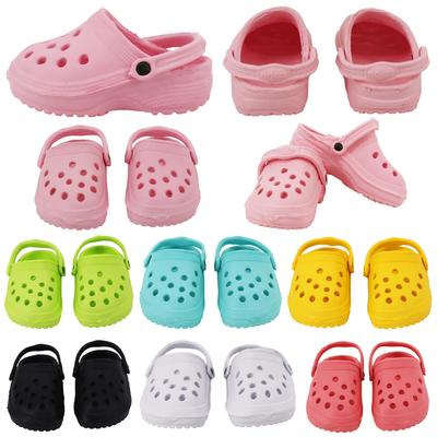 7 CM Dockskor Sandal För 43 CM Född Babydocka Kläder Tillbehör 18 Tum Amerikansk Docka Flickleksaker Vår Generation Gåva