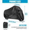 Zlirfy Motorcycle Cover,Motorcycle Accessories,Motorbike Full Cover Motorcycle Covers Waterproof Outdoor,Car Accessories Universal Motorbike Cover