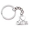 I Love Tags Keychains Decoration Popular Vintage Jewelry Ring Size 28Mm