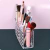 1pc Clear Acrylic Makeup Brush Holder Desk Cosmetic Organiser Lipstick Brush Storage Lipstick Brush Storage Holder Pencil Case