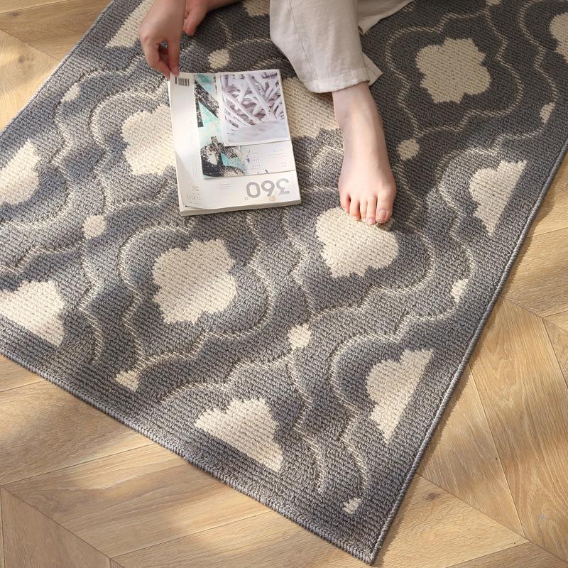 Tapis d'entrée antidérapant américain premium - Tapis résistant à la saleté et à la poussière pour la maison et le couloir