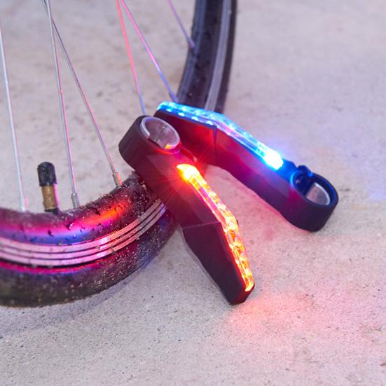 2Pcs Handlebar Turn Lights Safe Anti-rust Aluminum Alloy Horn Handlebar with LED Turn Light for MTB Bicycle