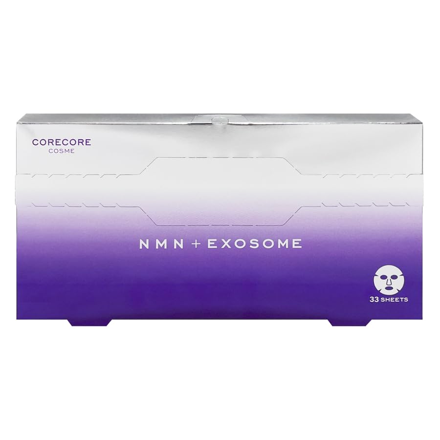

CORE CORE COSME NMN Exosome Face Mask 33 Piece Pack Made in Japan Moisturizing Skin Care NMN+EXOSOME
