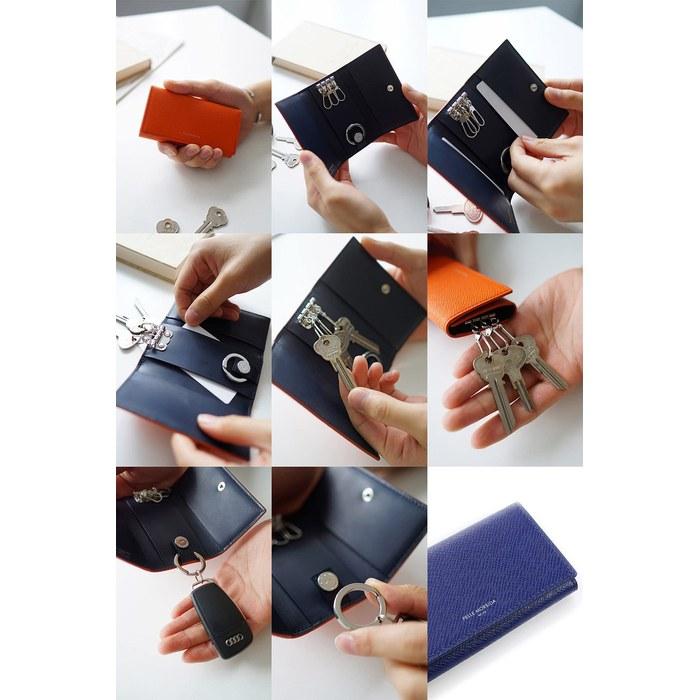 [Pelle Morbida] Key Case Orange PM-BA317-OR