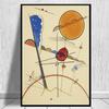 Abstract Poster Geometric Art Wassily Kandinsky Oil Painting and Wall Art Painting