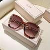 New In Fashion Metal Chain Shades Luxury Brand Decoration Women's Sunglasses Vintage Designer Outdoor Sun Glasses