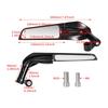 Suzuki GSXS750/1000 Wind Deflector Rearview Side Mirrors