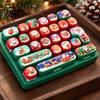 Sensory Fidget Tools for Boredom Christmas 26 Keys Keyboard Toy Keychain, Click Keyboard, Portable Stress Relief Toys Adults Toy, Stocking Stuffer