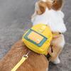 Splash Prevention Backpack for Dogs with Harness Outdoor Travel Training Pet Bag Dog Snacks Reward Storage Bag Pets Supplies