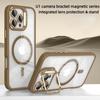 Lämplig för IPhone17 Högpermeabilitet Magnetisk Linsfäste, Mobilskal, Apple 16promax med Linsfilm 15