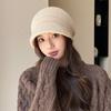 Ear Protection Knited Beanie Velvet Wool Pullover Hat Breathable Pile Cap  Winter Autumn