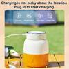 800ML Portable Juicer Blender Electric Juicer Cup Electric Portable Carry Handle Juice Extractor Tons Bucket for Home Traveling