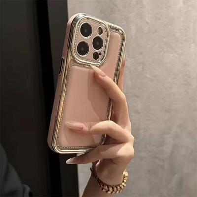 Розкішний гальванічний чохол для телефону для iPhone 11 12 13 14 15 16 Pro Max Candy Bumper Soft Silicone Case Cover