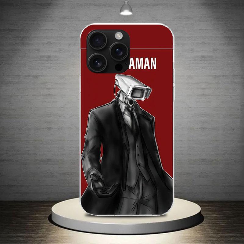 

S-Skibidi Toilet Mobile Cell Phone Case Cover For iPhone 17 Air 16E 16 15 14 Plus 13 Mini 12 Pro Max 11 7 SE 8 Soft Pattern Coqu iPhone 13