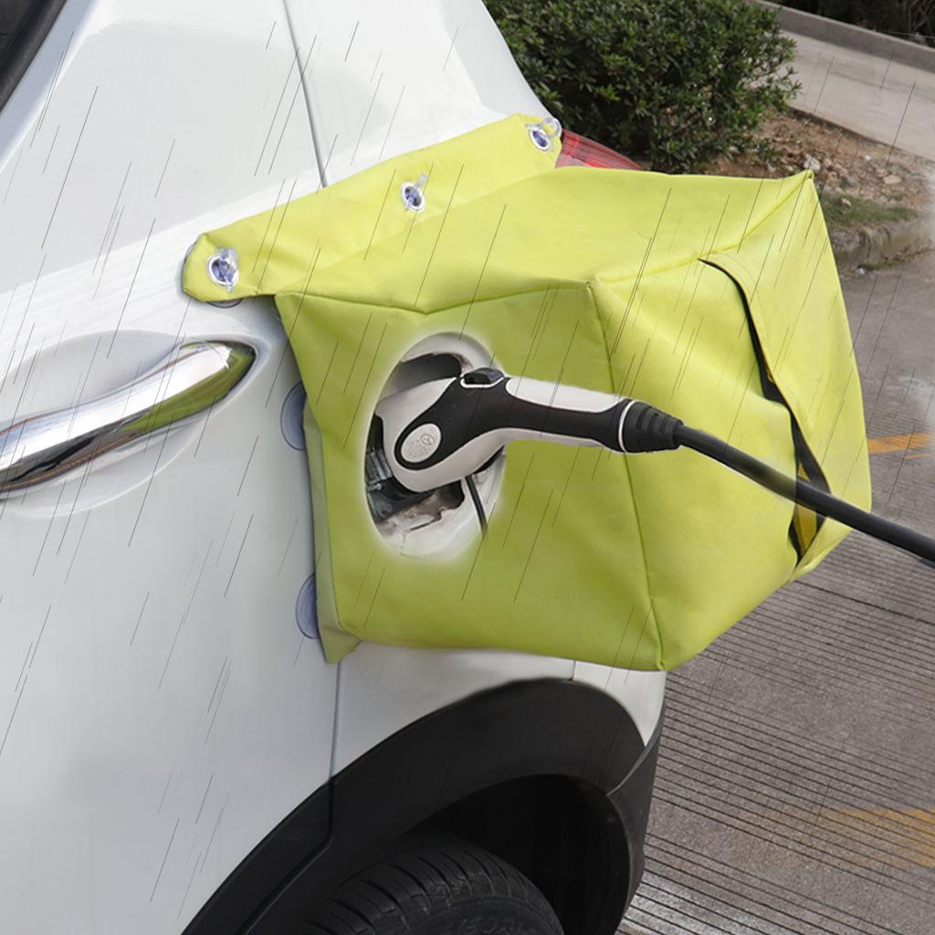Magnet Adsorption Waterproof Cover EV Charger Waterproof Snow Rain Sun Dust Protection Compatible Most Electric Vehicle Chargers