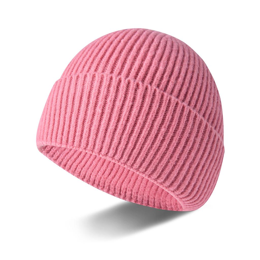 Sheep wool knitted hats men's and women's hats autumn and winter new hats cold winter hats integrated molding warm wool hats