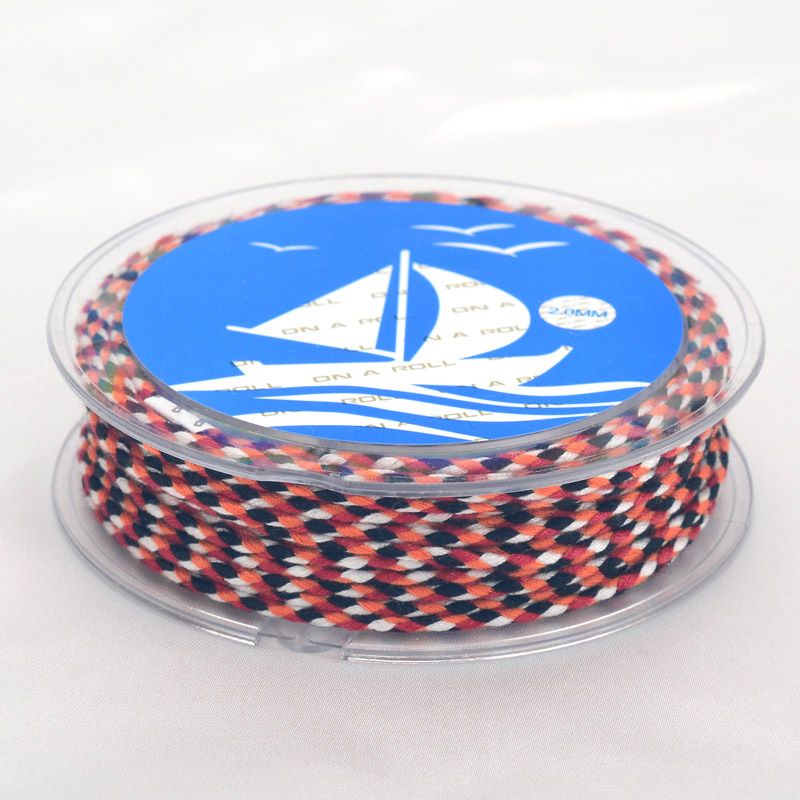 Colorful Carrying Strap Braided Rope Hand-Made Cotton Threads Handcraft Braiding Rope Braided Rope Bracelet Braiding Thread Crafts Tassel DIY Material
