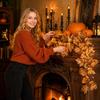 1 Piece Artificial Maple Leaf Garland for Halloween Thanksgiving Decor - 175cm Wall Hanging