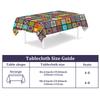 Mandala Bohemia Style Tablecloth Boho Birthday Party Decoration Kitchen Dining Table Colorful Table Cover Baby Shower Supplies