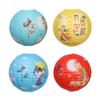 Luminous Chinese Mid Autumn Lantern Traditional Hanging Festival Antique Lantern Good Luck Portable Round Paper Lantern New Year