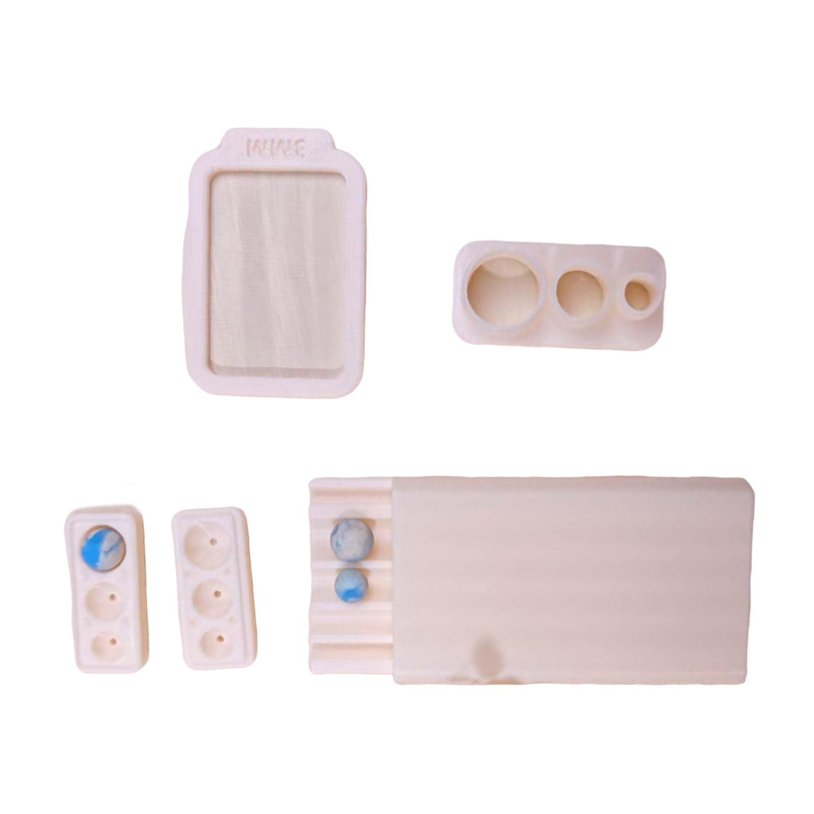 

Degradable Plastic Clay Rolling Mold Ball Punching Tool For Homemade Earrings Beads Crafting With Anti Jamming Design