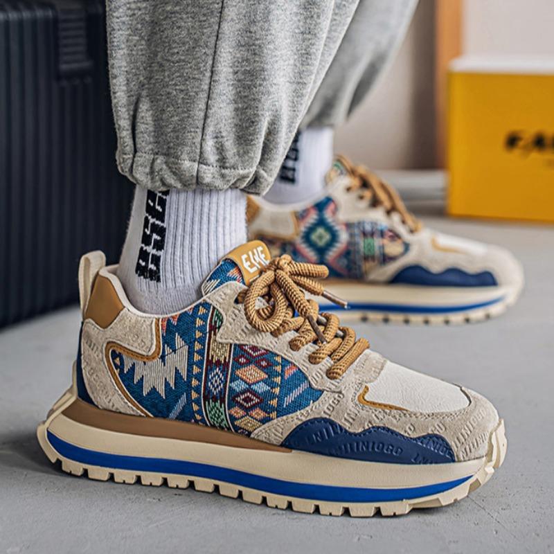 Fashion Men's Platform Sports Shoes Men Colors Casual Sneakers Fashion Breathable Anti-slip Air-cushion Running Shoes Loafers Zapatilas