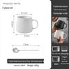 High-End Ceramic Mug for Home or Office - Men's Coffee & Tea Cup