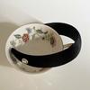 oar Cameo Velvet HairBand [Black]