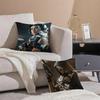 Hot Shooter Game D-Delta Force Cushion Cover Pillowcase Short Plush Invisible Zipper Room Sofa Cushion Cover