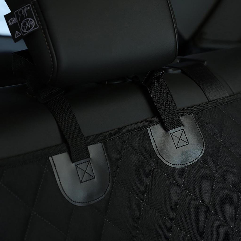 Quilted Thickened Pet Car Seat Cover - Protective Rear Seat Mat for Dogs