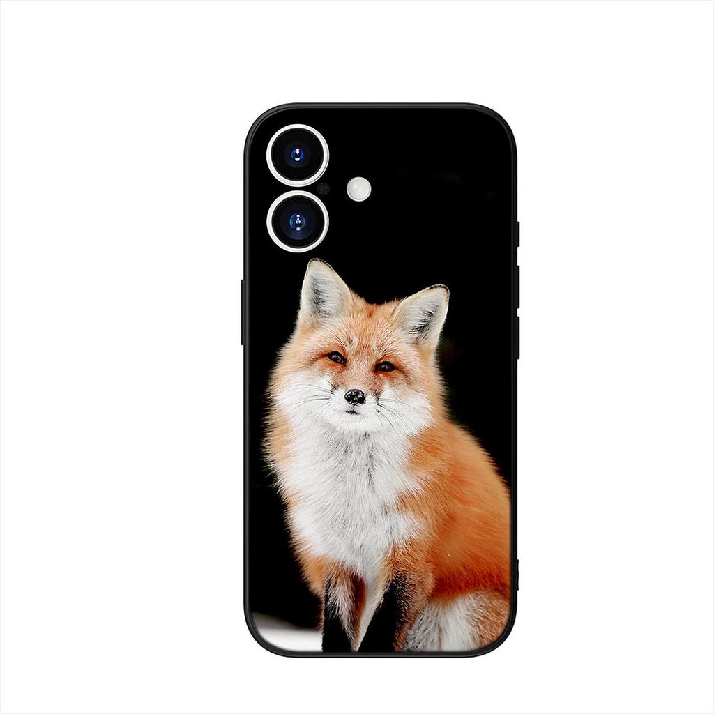Phone Cover for Apple iPhone 17 16 15 11 Pro XS Max XR 6 7 8 Plus + SE 2020 5 16E Case Anime fox funny foxs cute Casing