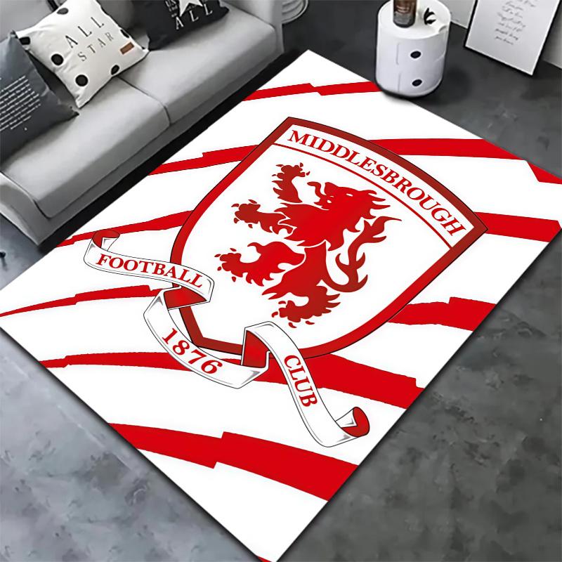 Middlesbrough Carpet Rug for Living Room Bedroom Home Sofa Decoration,Kids play Nonslip Floor Mat