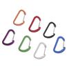 Buckle Hook Aluminum Alloy D-Ring Keychain Outdoor Camping Keyring Climbing Snap Clip Carabiner