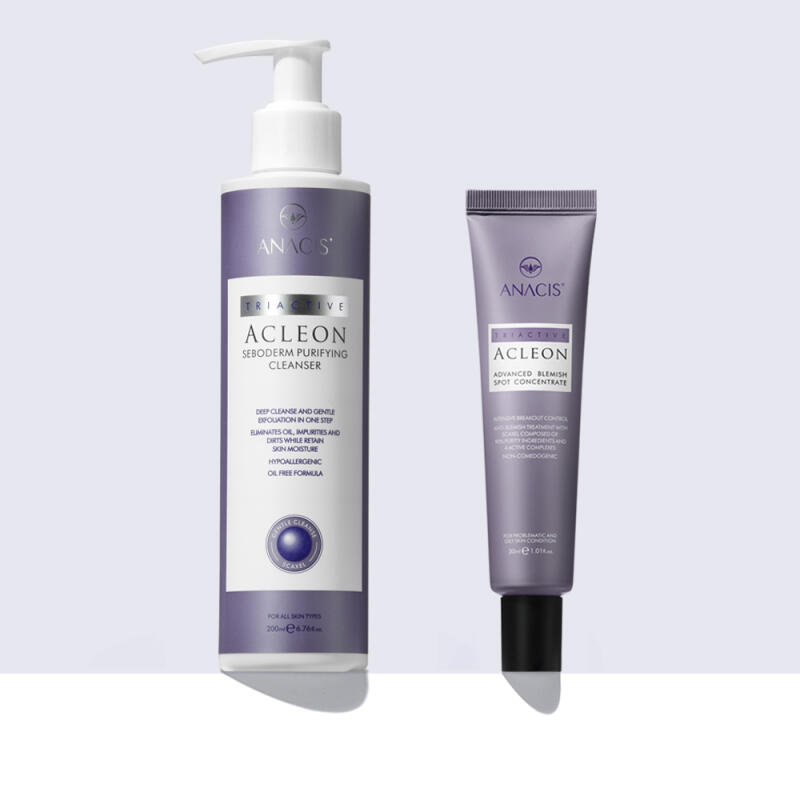 Acleon Youth Adult Whitehead Forehead Acne Cosmetic Set