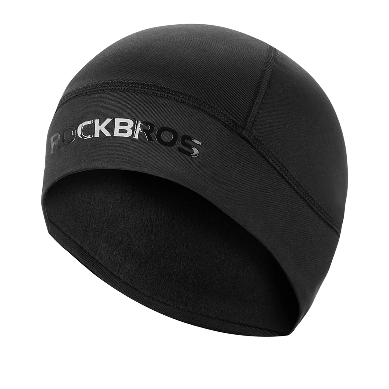 

ROCKBROS Cycling Helmet Inner Hat with Winter Cold Unisex for and Mountaineering Cap, Earmuffs, Fleece-Lined, Protection, Windproof, Warm,