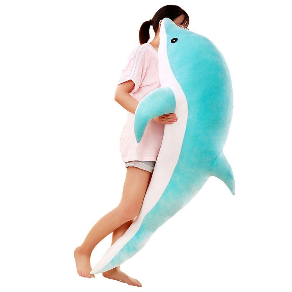 Soft Dolphin Stuffed Toys Cute Dolphin Sofa Pillow Marine Animals Dolphin Plush Toy  Girls Gift