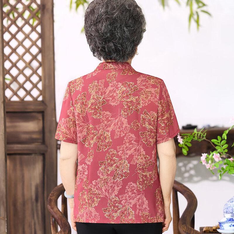 Elegant Summer Blouse & Top Set for Senior Women